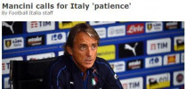 曼奇尼：意大利进欧洲杯没问题 大家该再耐心点