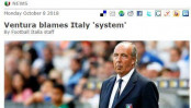 文图拉:意大利没进世界杯不怪我 那环境就赢不了