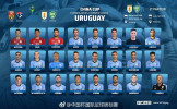 乌拉圭公布中国杯23人大名单：苏亚雷斯领衔